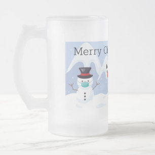 Chope Givrée Père Noël masqué, Rudolph et Snowman