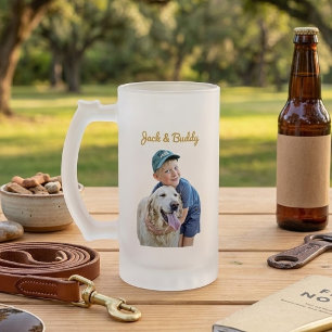 Chope Givrée Personnalisé avec photo de chien et photo de propr