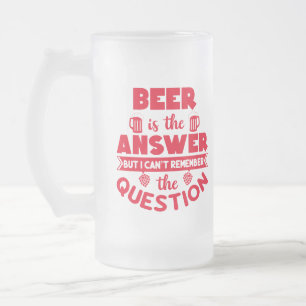Chope Givrée Personnalisée, la bière drôle est la réponse typog