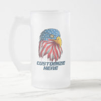Personnaliser Drapeau USA Patriotique Américain Ai