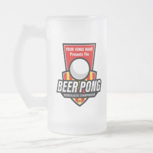 Chope Givrée Personnalisez Ce Logo De Bière Pong