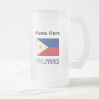 Philippines et drapeau philippin personnalisés 