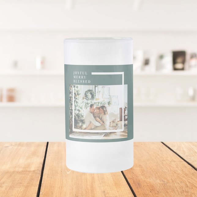 Chope Givrée Photo de famille moderne | Joyeux Joyeux Joyeux Bé (Créateur téléchargé)