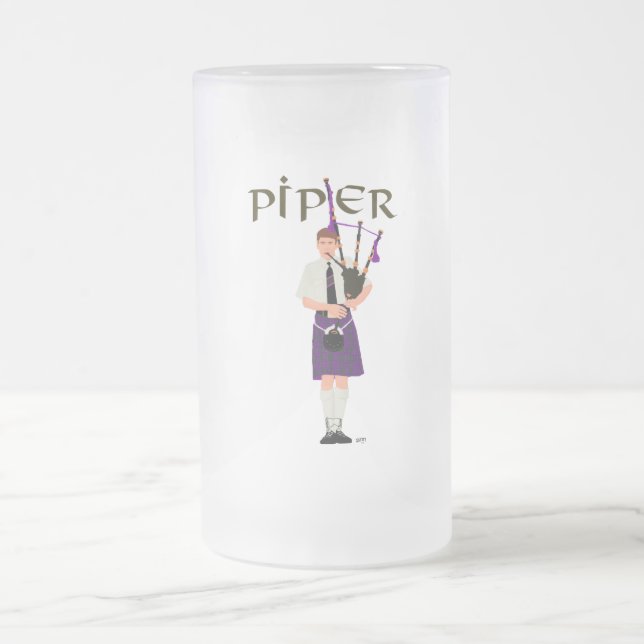 Chope Givrée PIPER carreau violet (Centre)