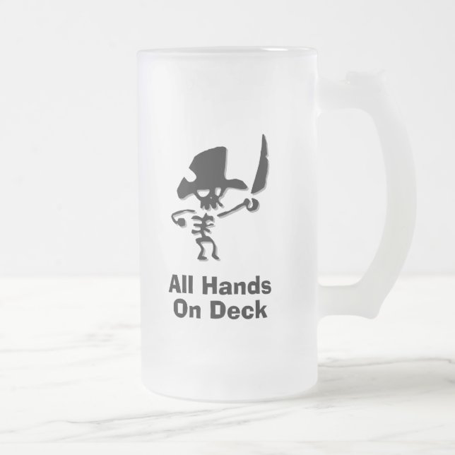 Chope Givrée Pirate Toutes Les Mains Sur Le Pont (Droit)