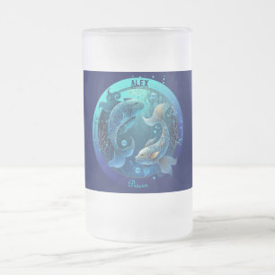 Chope Givrée Poissons Zodiaque Personnalisable 