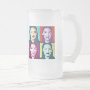Chope Givrée Pop Art Ocasio-Cortez