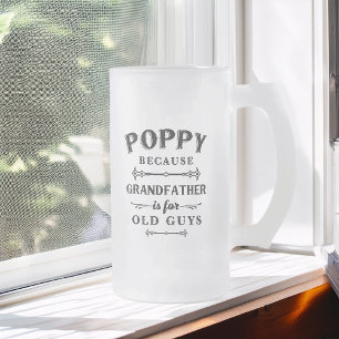 Chope Givrée Poppy   Gros-Père Drôle Est Pour Les Vieux Gars