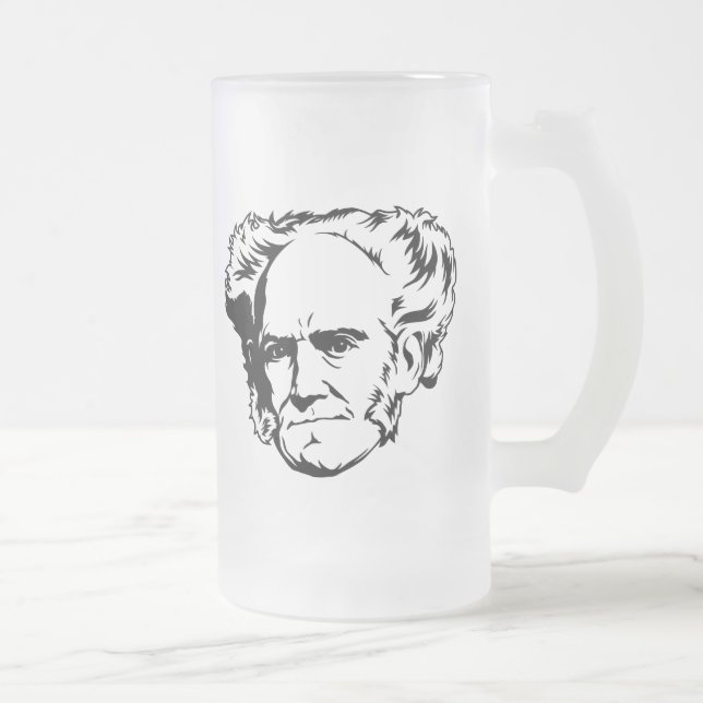 Chope Givrée Portrait d'Arthur Schopenhauer (Droit)