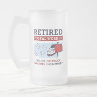 Postal Worker Retraite Mailman Retraité Funny Gag