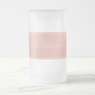 Chope Givrée Poudre métallique rectangulaire rose rose rose ros