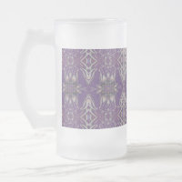 Profond violet Art Nouveau Déco Kaleidoscopique Fr