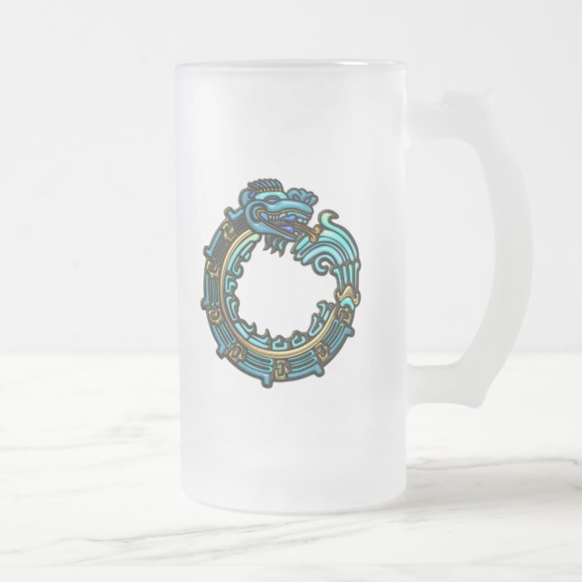Chope Givrée Quetzalcoatl turquoise (Droit)