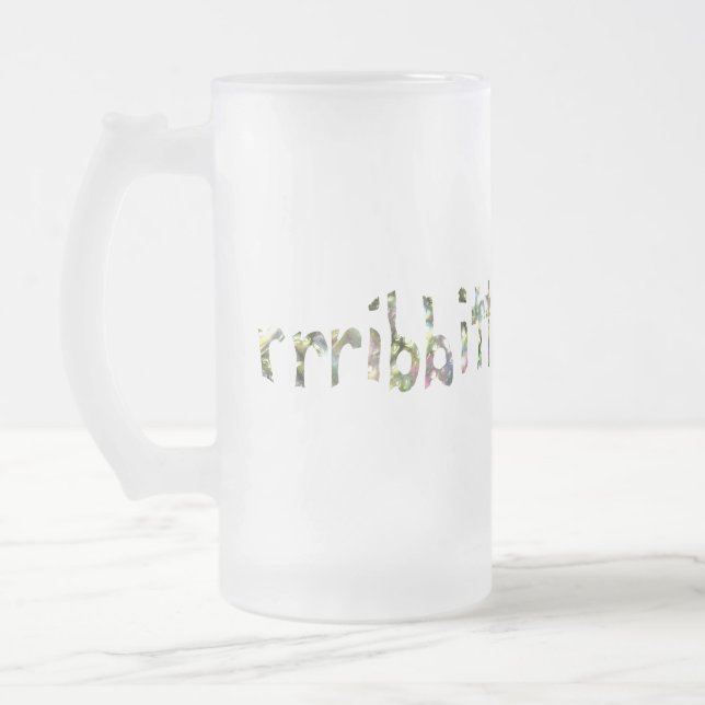 Chope Givrée Rainbow Vitrail Look Frog Art (Gauche)