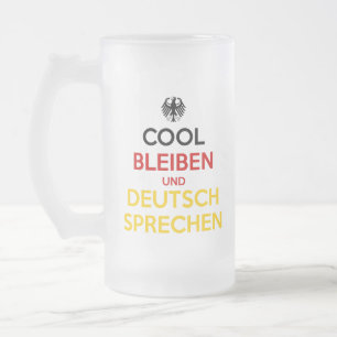 Chope Givrée Restez calme et parlez allemand