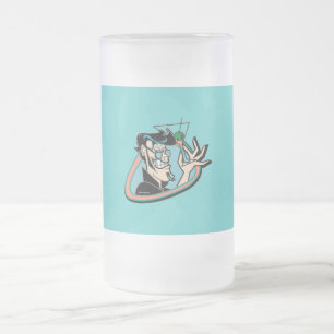 Chope Givrée Rétro verre 1950 d'homme de Martini