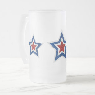Chope Givrée Rouge, Blanc, Blue Star 4 juillet Parties scintill