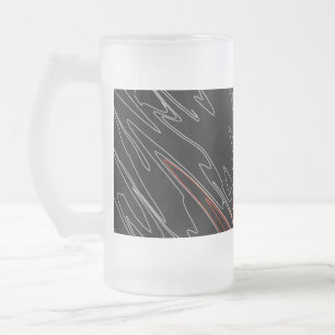 Chope Givrée Rouge noir marbré