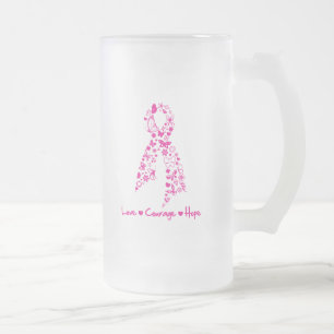 Chope Givrée Ruban de papillon d'espoir de courage d'amour -