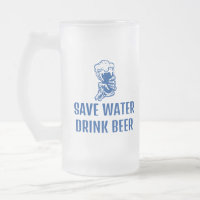 Sauvez De La Bière À Boire D'Eau, Dit Une Bière Dr