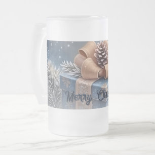 Chope Givrée Scène de Noël Magique Cadeau d'Hiver