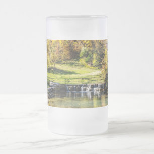 Chope Givrée Scène Sérénissime À Dogwood Creek Bière De Verre D