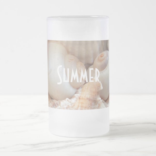 Chope Givrée Sea Shells, Summer Beach Exotic Troptic Romantic (Centre)