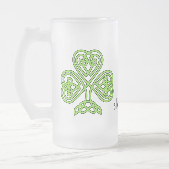 Chope Givrée Shamrock celtique Green St. Patrick's Day Sainte (Gauche)