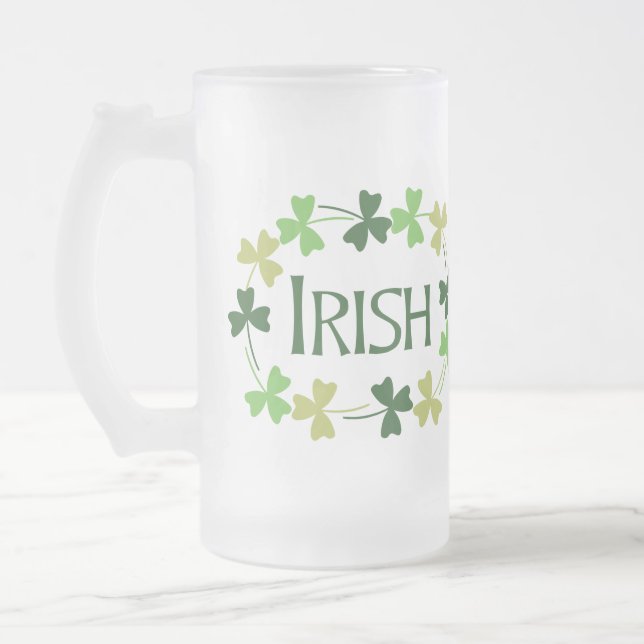 Chope Givrée Shamrock irlandais Oval (Gauche)