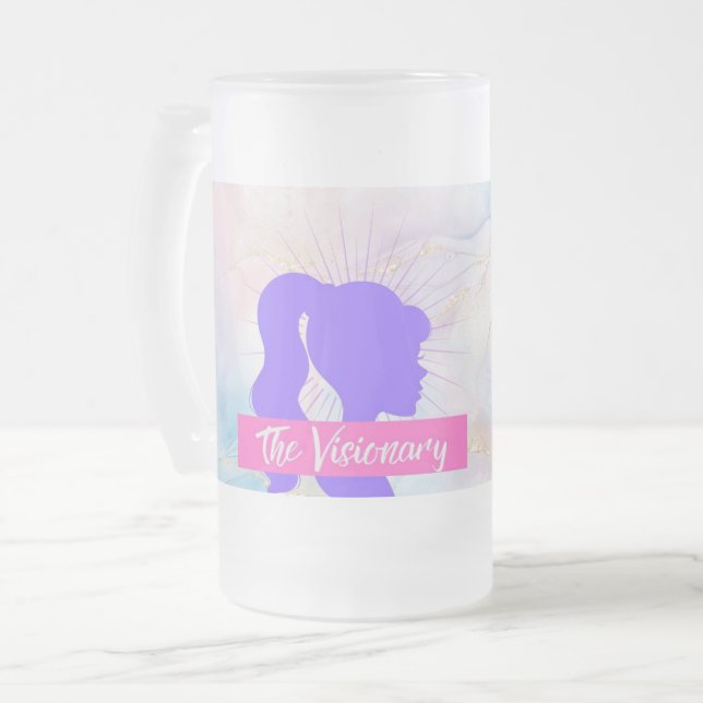 Chope Givrée Silhouette Violette Visionnaire  (Devant gauche)