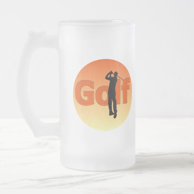 Chope Givrée Silouhette de Golfer (Gauche)