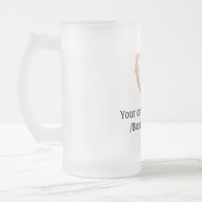 Chope Givrée simple minimum ajouter votre logo or site web soci (Gauche)