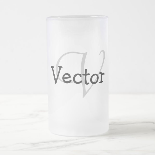 Chope Givrée simple minimum ajouter votre nom MONOGRAM GROOMSME (Centre)