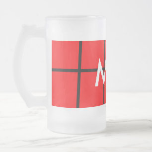 Chope Givrée Simple monogramme ajoutez votre lettre de nom homm