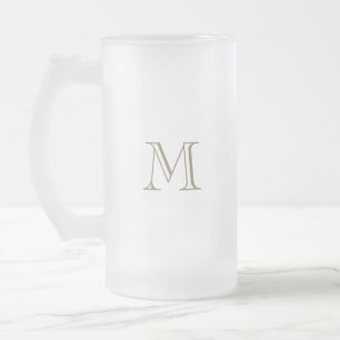 Chope Givrée Simple Monogramme Or