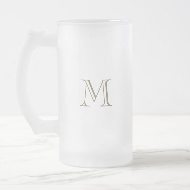 Chope Givrée Simple Monogramme Or (Gauche)