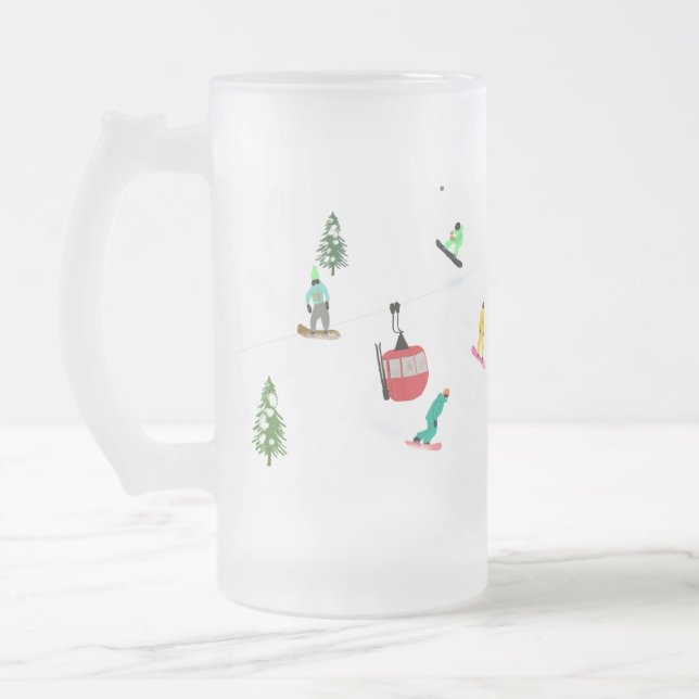 Chope Givrée Snowboard d'hiver moderne Snowboard (Gauche)