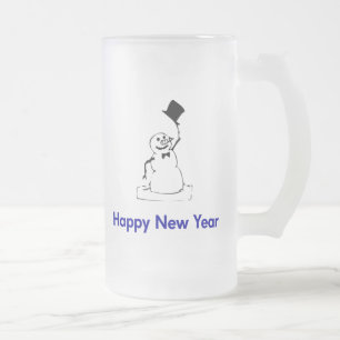 Chope Givrée Snowman Bonne année