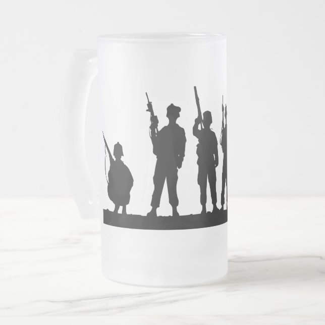Chope Givrée Soldats simples Silhouette (Devant gauche)
