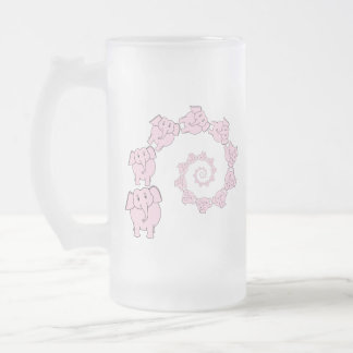 Chope Givrée Spirale des éléphants roses. Bande dessinée