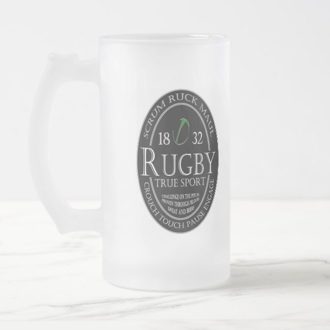 Chope Givrée Sport vrai de rugby (jbRUGBY) (Gauche)