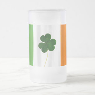 Chope Givrée St. Patrick's Day Irlandais Drapeau Shamrock Irlan