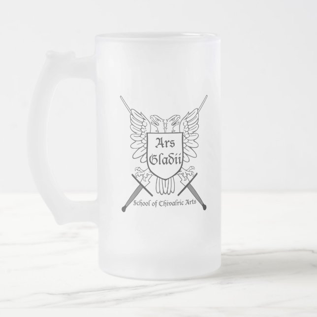 Chope Givrée Stein de verre congelé AG Crest (Gauche)