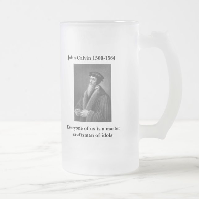 Chope Givrée Stein en verre de bière de Calvin (Droit)