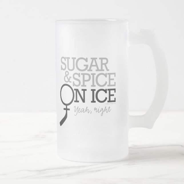 Chope Givrée Sucre et épice sur la glace (Droit)