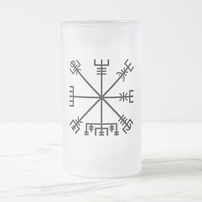 Chope Givrée Symbole Viking Vegvisir (Centre)