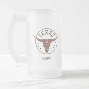 Chope Givrée Texas Longhorn personnalisé