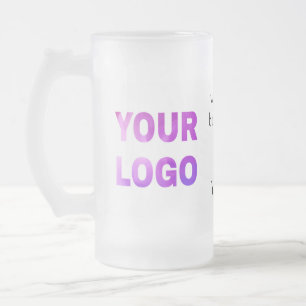 Chope Givrée texte simple minimal ajoutez votre logo/dessin ici