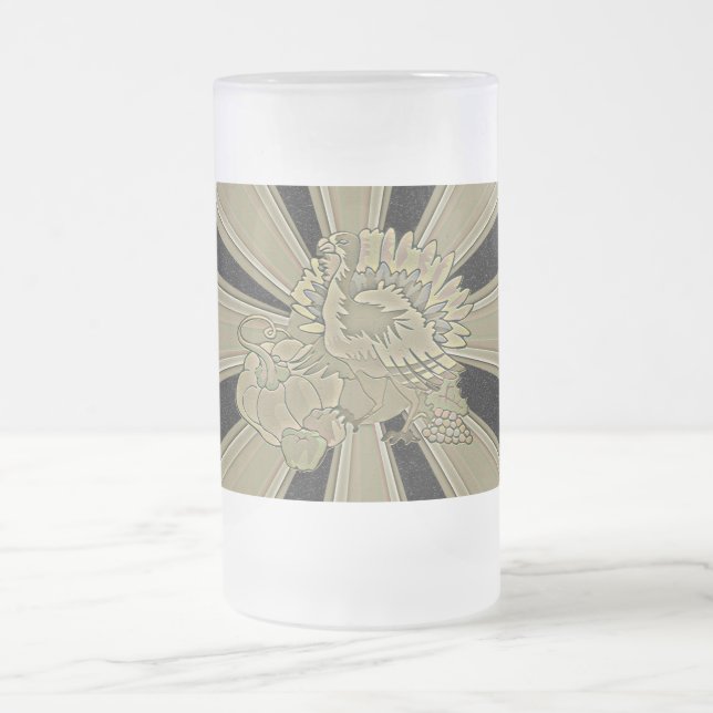 Chope Givrée Thanksgiving Turquie sculpté - (Centre)