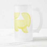 Tranches de citron limonade Musique de verre